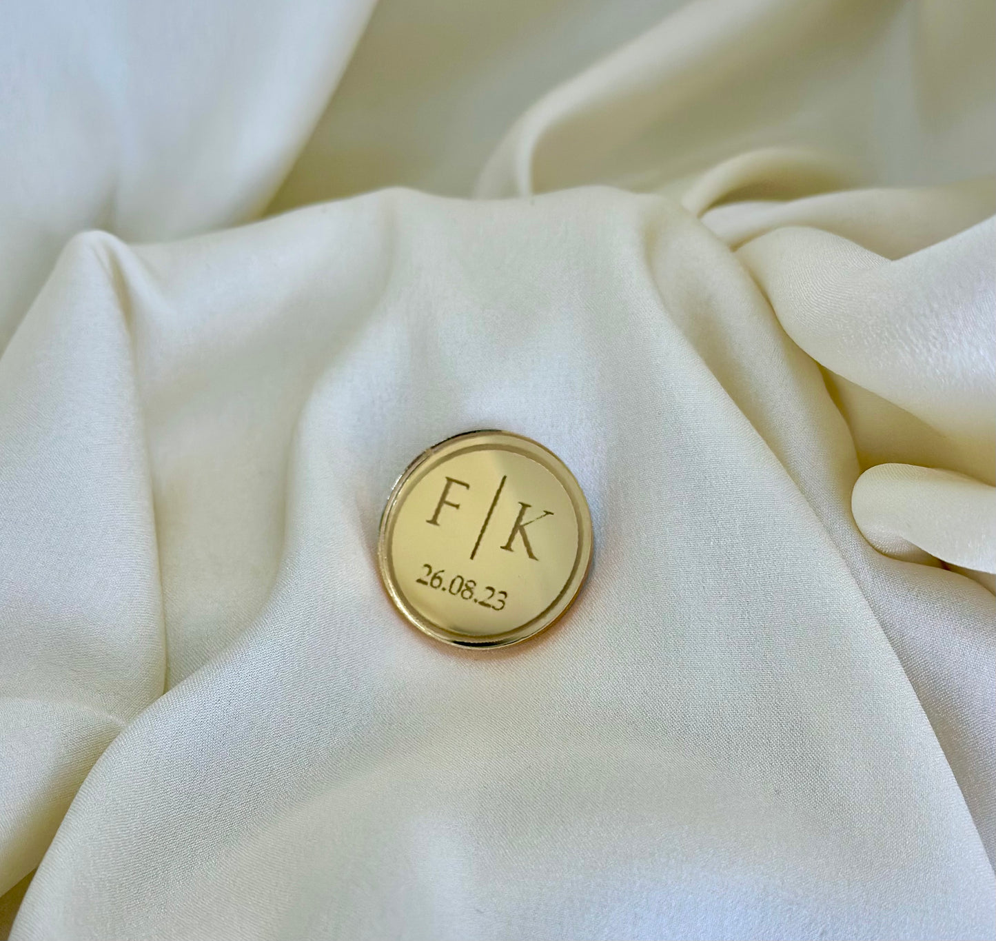 Etiquette plexi sceau or ou argent