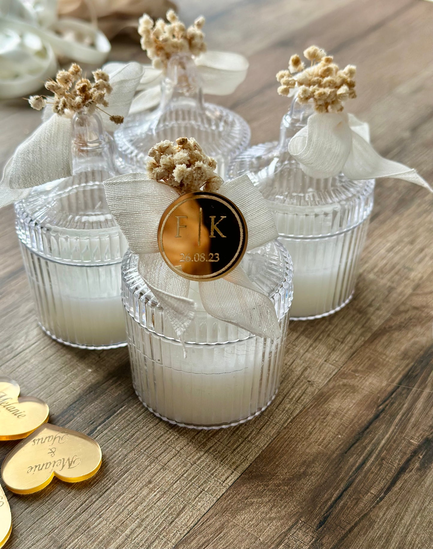 Bougie Amélia par 10 NON PERSONNALISÉES