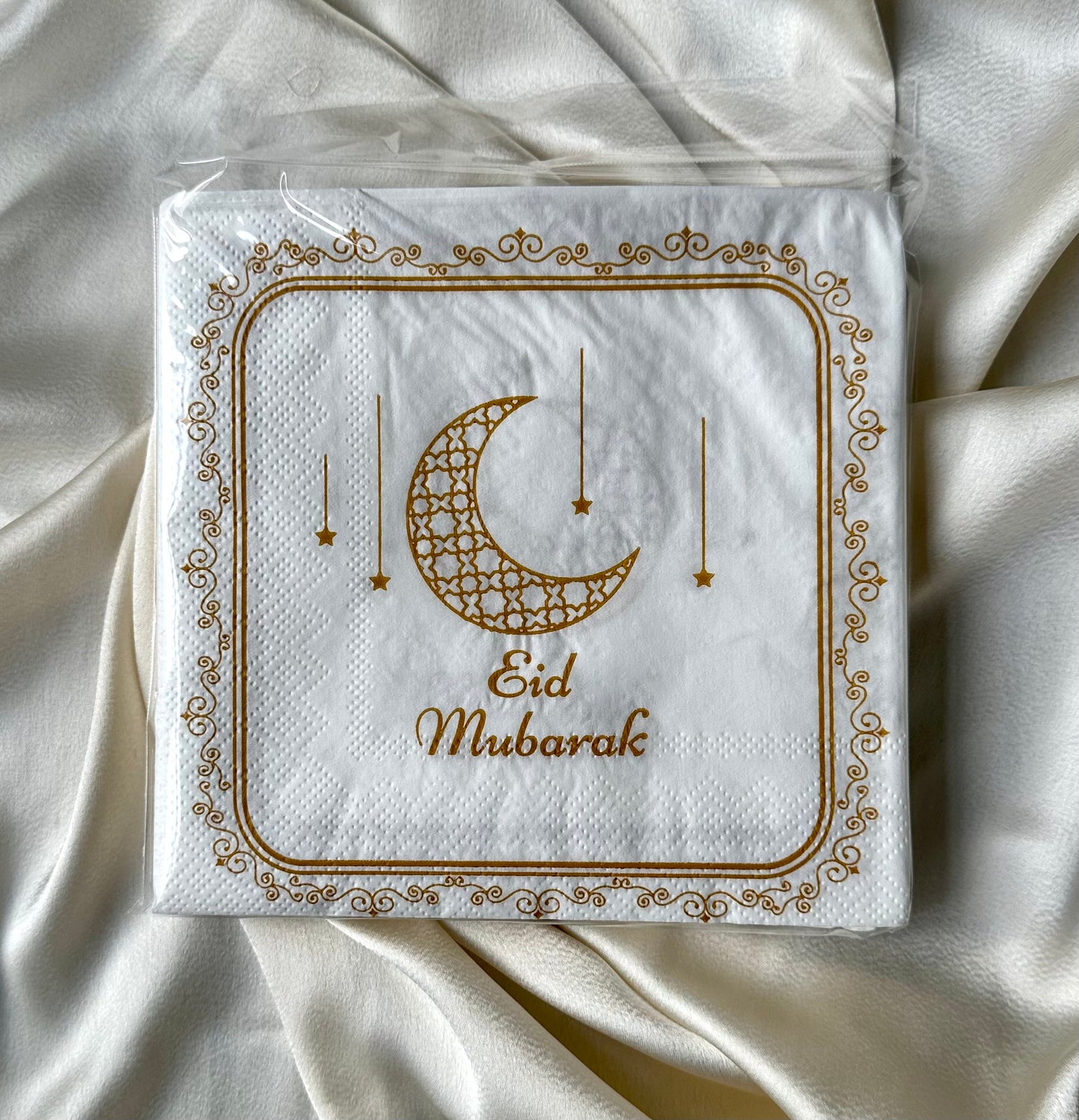 Paquet 20 serviettes eid mubarak